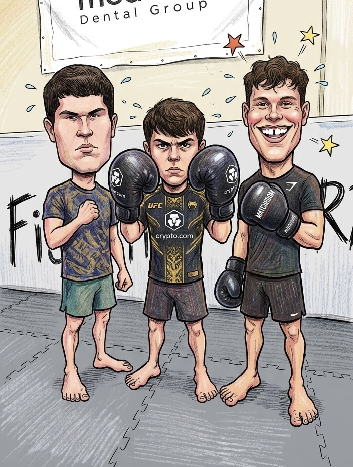 Cedric, Marcelo e Otavio, fundadores da Brabo Power, em São Paulo